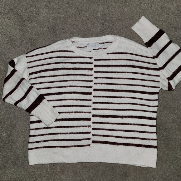 Lucky Brand Red Striped Sweater - Picture 3 of 13
